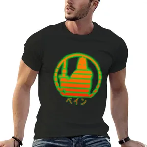 T-shirt japonais de Polos Banecrux Retro Orange et vert