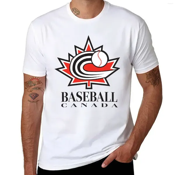 Polos para hombre BÉISBOL CANADÁ SPORT LOGO Camiseta corta de gran tamaño para hombre Camisetas gráficas Hip Hop