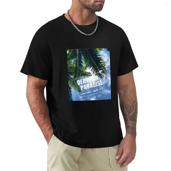 Men's Polos BBC Death in Paradise Camiseta Tops más tamaños Blacks Men T Shirt