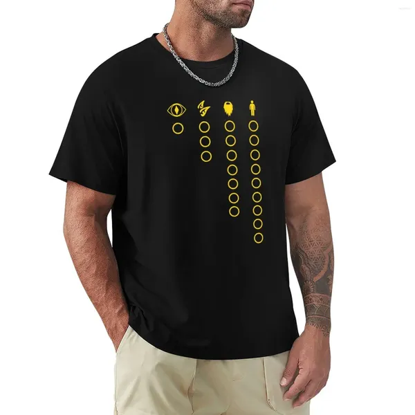 Men's Polos Beach Man T camiseta Top de verano The Rings - Funny Camiseta Edición Biños Camisas Sweat Men Cotton Teeshirt
