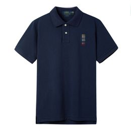 Herenpolo's Beertop Poloshirt met korte mouwen Knoop V-hals T-shirt Letterborduurwerk Comfortabele slim-fit top voor heren Zomerkleding