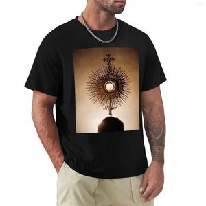 Polos pour hommes Benediction And Monstrance T-Shirt Plus Size T-shirts Chemise surdimensionnée à séchage rapide pour hommes Pack
