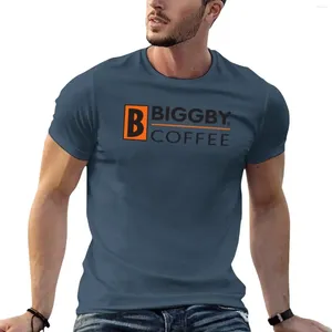 Herenpolo's Biggby Coffee Klassiek T-shirt Esthetische kledingblouse Zwarte T-shirts voor heren