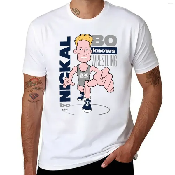 T-shirt de dessin animé de la lutte de lutte Nickal Bo Nickal