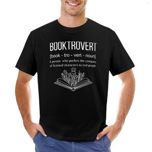 Polos pour hommes Booktrovert Definition T-Shirt Kawaii Clothes Plus Size T Shirts Fitted For Men