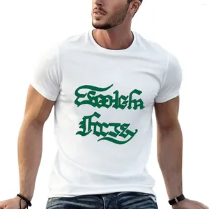 Mangeoires à fond des polos masculines - T-shirt vert complet Vêtements hippies