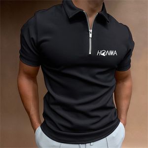 Polos pour hommes marque vêtements de Golf haut sport loisirs affaires Polo chemise d'été 230328