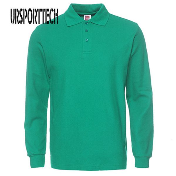 Hommes Polos Marque Hommes Polo À Manches Longues Homme Polos Hommes Mode Casual Coton Slim Fit Polos Hommes Maillots Plus La Taille XS-3XL 230223