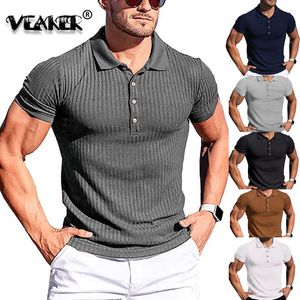 Brand de polos masculin Polo Men Summer Tri tricot à manches longues Longue mâle Elastic Brepwant Sports Jersey Shirt Ribbed Fitness Polo S-5XL 230817