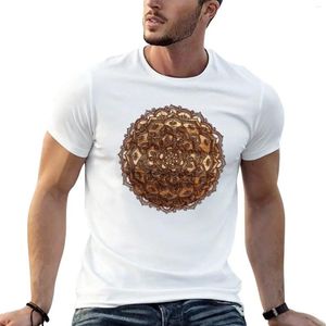 Polo's voor heren verbrand houten chocolade doodle t-shirt zwaargewichten blouse oversized heren lange t-shirts