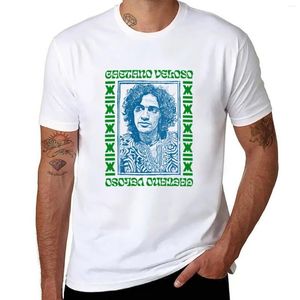 Herenpolo's Caetano Veloso T-shirt Jongens Wit T-shirts Shirt Man Zwaar gewicht voor heren