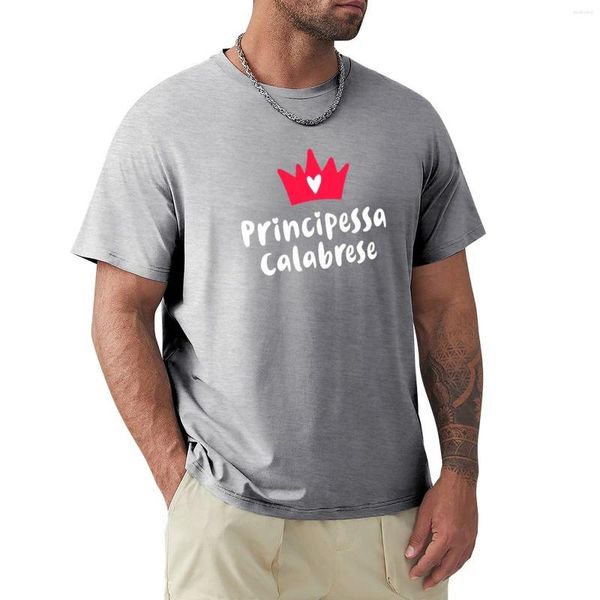 Polos para hombre Calabria Roots Principessa Calabrese Calabrian Princess camiseta Anime ropa lindas camisetas para un niño camisetas hombres