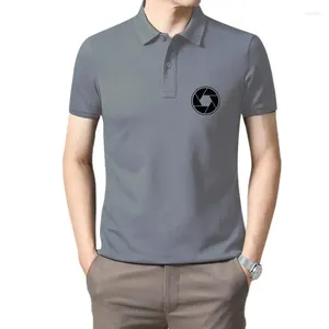 Polos pour hommes caméra obturateur ouverture pographie pographe coton hommes T-Shirt T-Shirt cadeau d'anniversaire chemise