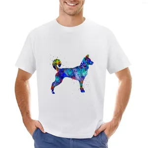 T-shirt d'anime Polos Canaan Dog T-shirt Vêtements d'anime mignons t-shirts surdimensionnés pour hommes