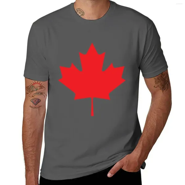 Polos para hombre Camiseta de Canadá Sudaderas de gran tamaño Camiseta pesada para hombre