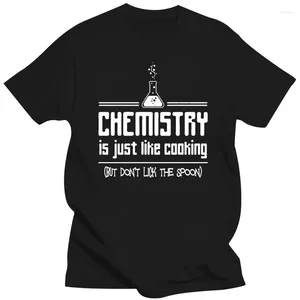 Men's Polos Chemistry T-shirt bizarre la lettre de soleil authentique des chemises drôles de qualité supérieure S-3xl Design intéressant tendance