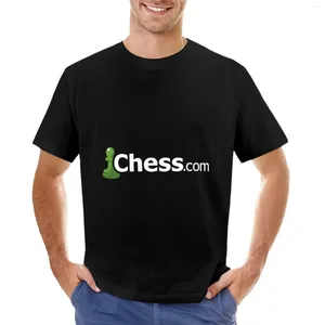 Polos pour hommes Chess.Com Classic Logo Online Chess Site Fan - T-shirt foncé surdimensionné haut d'été vêtements pour hommes