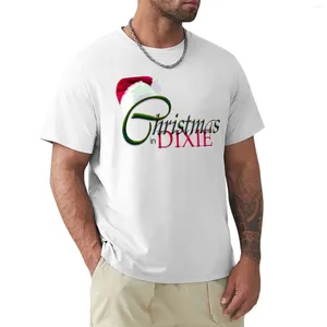 Polos masculine Noël dans Dixie Shirt T-shirt Customs Tops Vêtements masculins