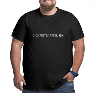 Polos para hombres CIGARRILLOS DESPUÉS DEL SEXO Camiseta Tamaño grande Camisetas cortas personalizadas y altas para hombres