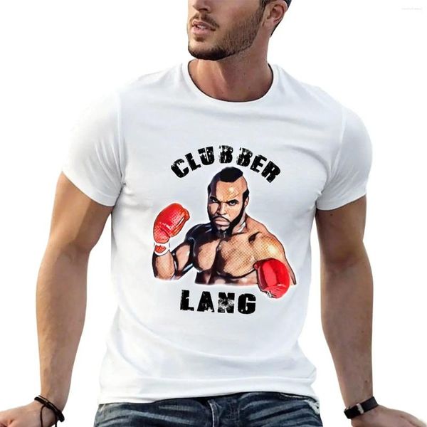 Camiseta para hombres Polos Clubber Lang ropa de anime de gran tamaño para hombres