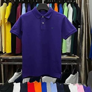Polos pour hommes vêtements en coton T-Shirt coupe d'été décontracté en maille à manches courtes Polo haut à revers T-Shirt grande taille 5XL