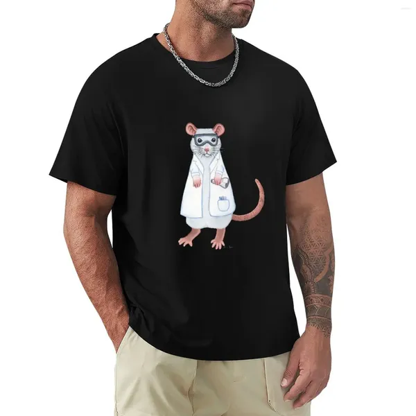 Camisetas de algodón de polos para hombres para hombres camiseta de rata camiseta estampada animal camisas de sudor para hombres Hip hop t