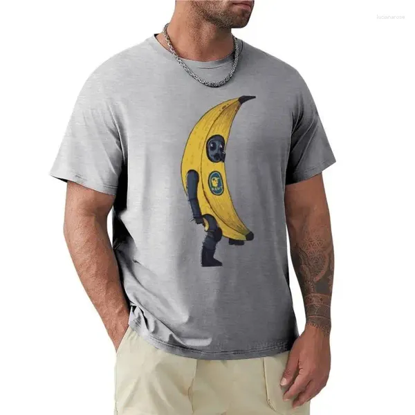 Polos pour hommes Counter Terrorist Banana T-shirt Vintage Vêtements Courts Hommes Coton Noir Été Hommes