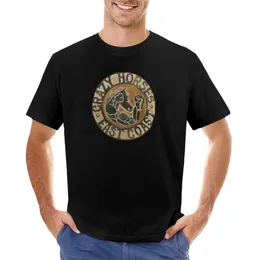 Polos para hombre, camiseta Crazy Horses Gang, camisetas gráficas, ropa estética, camisetas de verano, camiseta para hombre