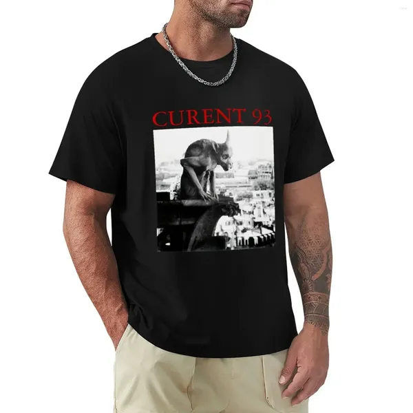 Men's Polos Current 93 Death In June Coil Psychic TV Crisis palpitando Camiseta Gristle Graphics Tees Mens Camisetas gráficas