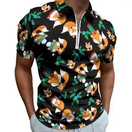 Polos para hombre, camisetas informales bonitas, Polos con tema navideño, camisa de estilo callejero, ropa de diseño de manga corta con fecha, talla grande