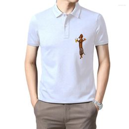 Polos Homme Teckel Lederhosen - T-shirt en coton