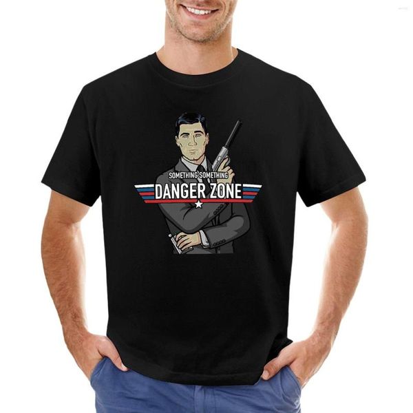 Polos para hombre Camiseta de zona de peligro Camisetas de manga corta Camisetas gráficas para hombre Camiseta grande y alta