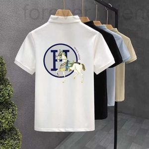 Polos pour hommes Designer 2023 Polo d'été Chine-Chic T-shirt à manches courtes en vrac moitié haut blanc mode couple JUEX