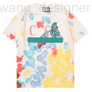 Polo's voor heren Designer Designer Print Letter G T-shirts Dames shirt met ronde hals Heren ontwerpers Tie Dye-patroon Shirts met korte mouwen Casual T-shirts Zomer Cartoon 4ODR