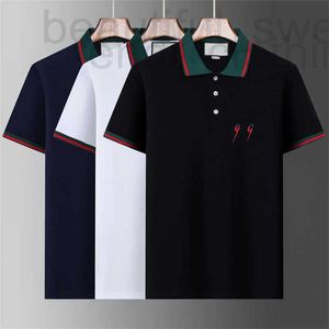 Polos pour hommes Designer Designer SS23 Mens Polo Shirt Summer Broderie Manches courtes Casual Hommes T Taille asiatique M-3XL WM2I NO4M