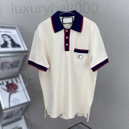 Polo's Designer Mode Polo Man Heren Polos Poloshirt Top T-shor mouw T-shirs Designer Loose T-shirs Drain T-shirs Casual Black WHIR LUXE PLAINE SHIRS OYY3