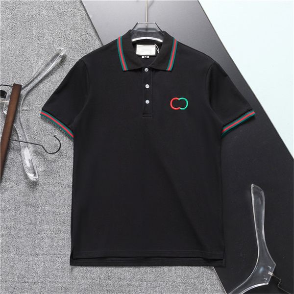 Polos para hombre Diseñador de ropa para hombre polo casual marca de lujo bordado verano manga corta camiseta jersey polos de negocios M-3XL