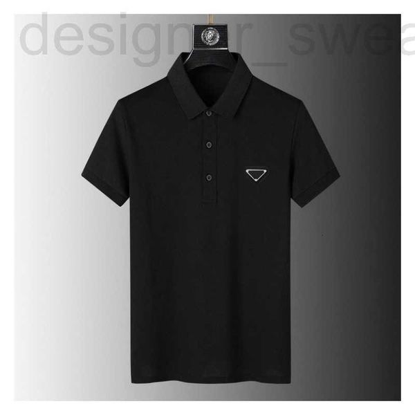 Polos pour hommes Designer Polo Hommes Designer Solid Mens Vêtements Tees Summer Casual Pull Noir Polo T-shirt à manches courtes S QL2U