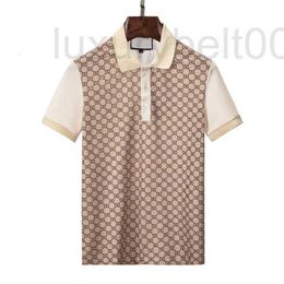 Heren Polos Designer SS Spring Luxe Italië Men T-shirt Shirts High Street Borduurwerk klein paardendrukken Kleding Mens Brand Shirt I0yy