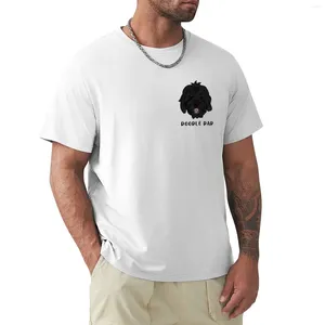 Polos pour hommes Doodle Dad T-shirt Garçons Chemise à imprimé animal Tops mignons Vêtements Anime Hommes T-shirts graphiques