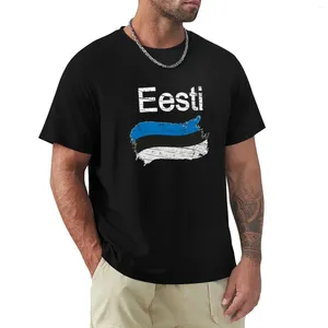 Polos Eesti Eesti estonien Graphique vintage - Esonie Lovers Touristes Souvenir Cool National Gift T-shirt Tops Mens T-shirt