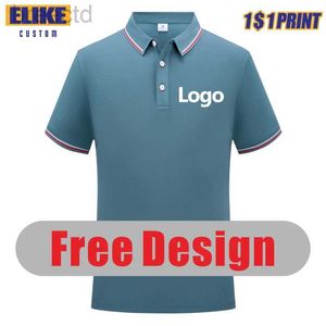 Herenpolo's ELIKE 11 kleuren ademend poloshirt op maat bedrukt ontwerp borduurwerk zomer en kleding S-5XL ldd240312