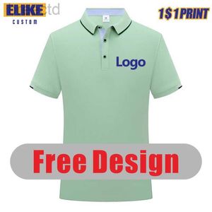 Polos pour hommes ELIKE couleurs nouvelle mode polo personnalisé impression conception marque broderie vêtements d'été S-6XL ldd240312