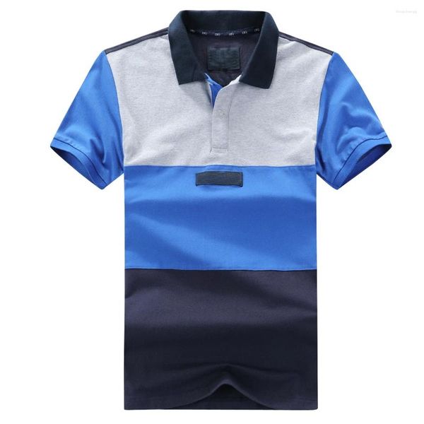 Polos pour hommes EP Logo Nice Polo Chemise À Manches Courtes Été Casual Mode Business France Style Homme Grande Taille Bleu Rouge Rose