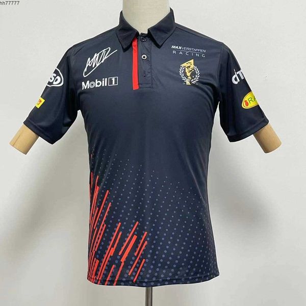 Polos pour hommes F1 2023 Pilotes Champion du Monde T-shirt Max Respirant Fan De Voiture Été Nouvelle Formule 1 Couleur Rouge Polaire Bull Racing Team Maillots 9vw8