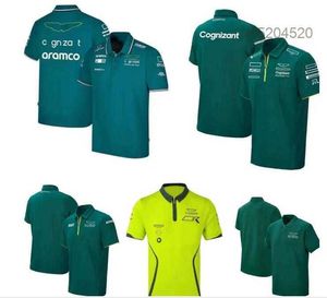 Polos pour hommes F1 Racing Polo Shirt Summer Team T-shirt à manches courtes avec personnalisable 32l7