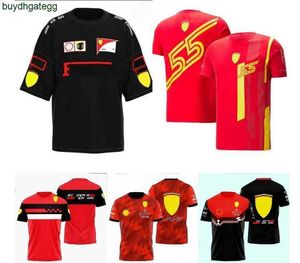 Polos pour hommes F1 Racing Shirts Summer Team Sports Jerseys à manches courtes du même style personnalisable 8wni