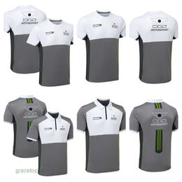 Polo's voor heren F1 Racing Suit Team Revers poloshirt Heren Grote maten T-shirt met korte mouwen Outdoor Vrije tijd Sport Sneldrogende kleding Aanpasbaar Isi9