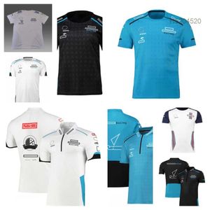 Polos pour hommes F1 Travail Racing Costume Car Team T-shirt à manches courtes Fan Séchage rapide à manches courtes à manches courtes Vêtements de travail de voiture Personnalisable Q6SC