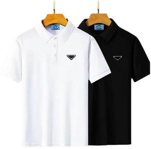 Heren PoloS Fashion Heren T-shirts Mens Polo Korte Slve Ademende tops TS Letter Patroon Print Men Women Summer T Shirts Plus Size Mens Polo Shirt
